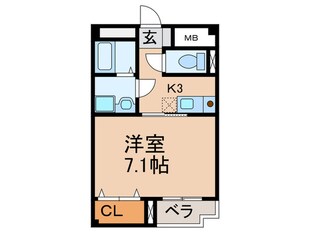 メゾンソウザⅡの物件間取画像